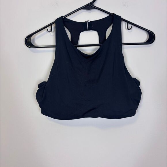 Athleta Black Swimsuit Top with Clasp Closure 36B/C - Picture 1 of 3